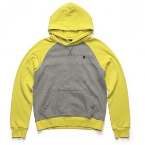 Etnies Classic Icon Hoodie P/O Fleece 4330000654 Hoodie Yellow Gray Youth Large